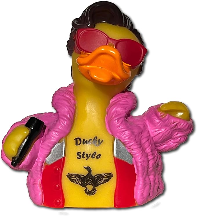 CelebriDucks - Ducky Style - Watermelon Waddle - Floating Rubber Ducks - Collectible Bath Toy Gift for Kids & Adults of All Ages