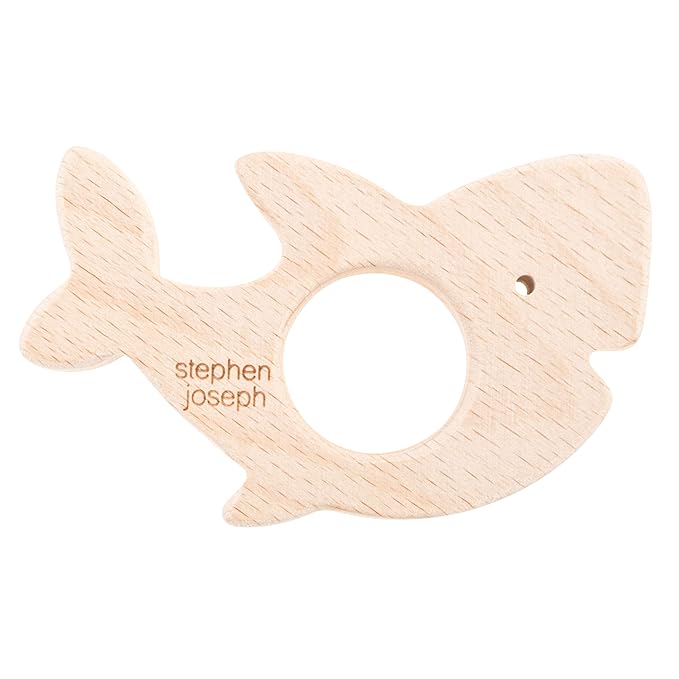 Stephen Joseph Muslin Lovie with Teether, Shark