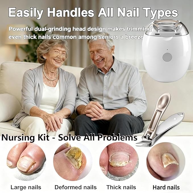 2026 Electric Automatic Nail Clipper & Trimmer an Oblique Nail Clippers Set,LED Light + 3-Speed Electric Nail File Kit with Dust Catcher, Ideal for All Your Nail Care Needs,Home Manicur Pedicure