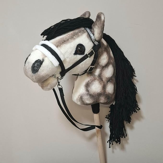 Dapple Hobby Horse on a Stick Horse for Children Toy Horse on Stick