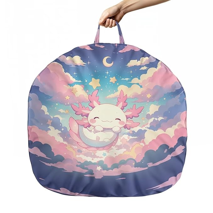 Newborn Lounger Cover, Axolotl Breathable Lounger Cover Portable Baby Lounger Cover Reusable Infant Lounger Cover Removable Slipcover for Newborn for Baby Boys Girls