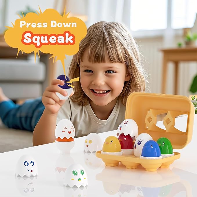 Easter Basket Stuffers for Toddlers,Easter Eggs Toys for Babies Boys Girls Kids,Toddler Easter Basket Stuffers Prefilled Easter Eggs with Toys Inside Filled Infant Montessori Toys Gifts