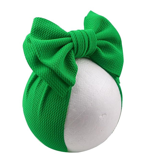 Bows for Baby Girls Headband, Newborn Bows Headbands Baby Hair Bows Hairbands Hair Accessories.(FD104-Green)