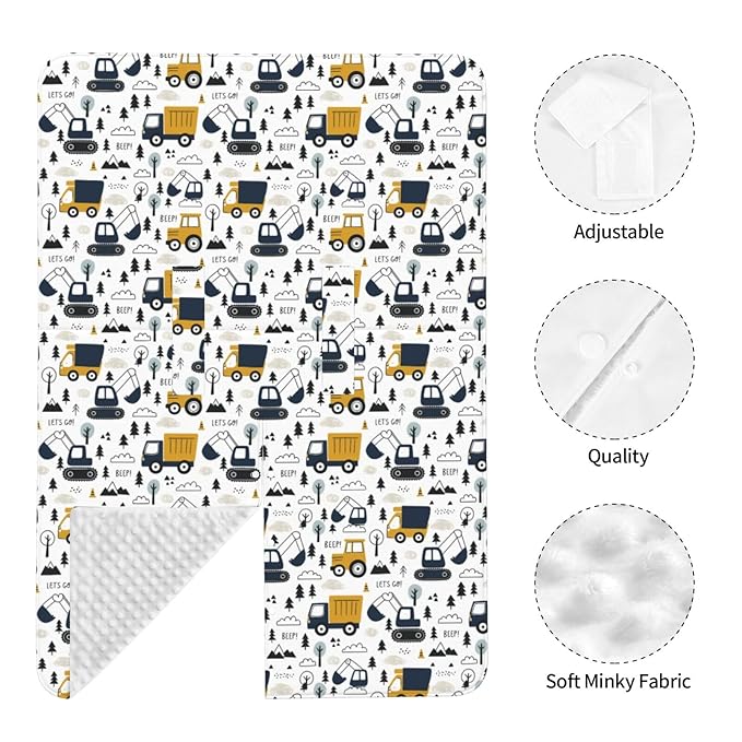 Cars Truck Tractor Baby Car Seat Canopy Nursing Cover for Newborn Car Seat Breastfeeding Covers Blanket Newborn Shower Gift