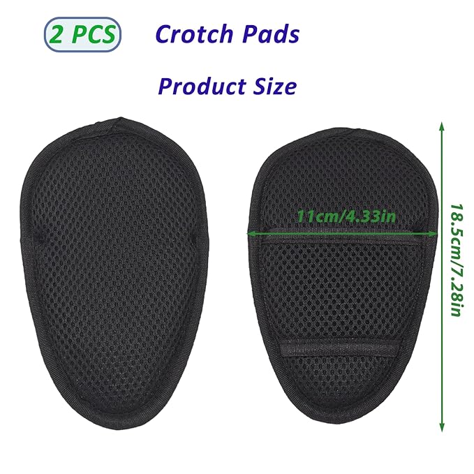 2 Pcs Seat Straps Crotch Cushion,Stroller Crotch Pads Universal Cushion Crotch Pads for Pushchair High Chair,Comfort Cushion Seat Strap Covers(Black)