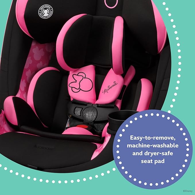 Disney Baby Grow and Go All-in-One Convertible Car Seat, Minnie Charm