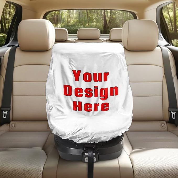 Custom Design Baby Car Seat Cover, Keeps Toddler Cool, Fits Most Car Seats, Easy Installation, Space-Saving Design