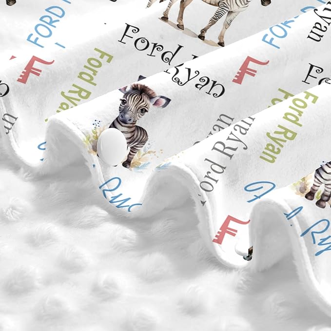 Personalized Winter Car Seat Covers for Babies with Name Zebra Minky Baby Car Seat Cover for Boys Girls Custom Infant Carseat Covers Baby Blanket Nursing Cover Breastfeeding Scarf