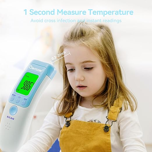 [Value Bundle] Berrcom Forehead Thermometer JXB183 & Berrcom Digital Non Contact Infrared Forehead Thermometer for Adults and Kids JXB178