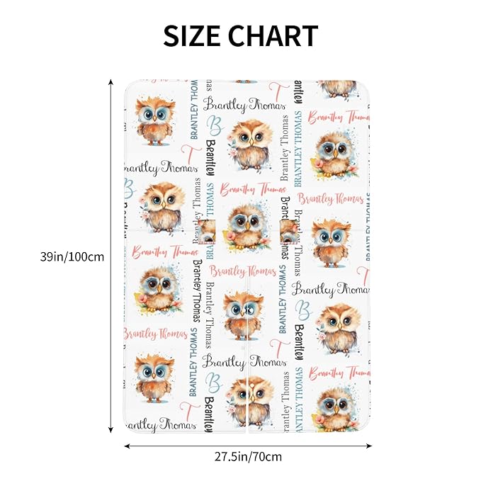 Personalized Baby Car Seat Canopy Minky Owl Baby Blanket Custom Name Baby Car Seat Cover Girls Boys Infant Newborn Carseat Canopy Nursing Cover for Stroller Car Seat Canopies