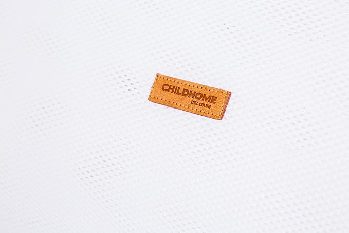 Childhome Evolux Baby Bouncer Mesh Fabric Seat Cover, Baby Lounger Cover, Lightweight Breathable Mesh Fabric, Replacement Baby Bouncer Seat Cover (White)