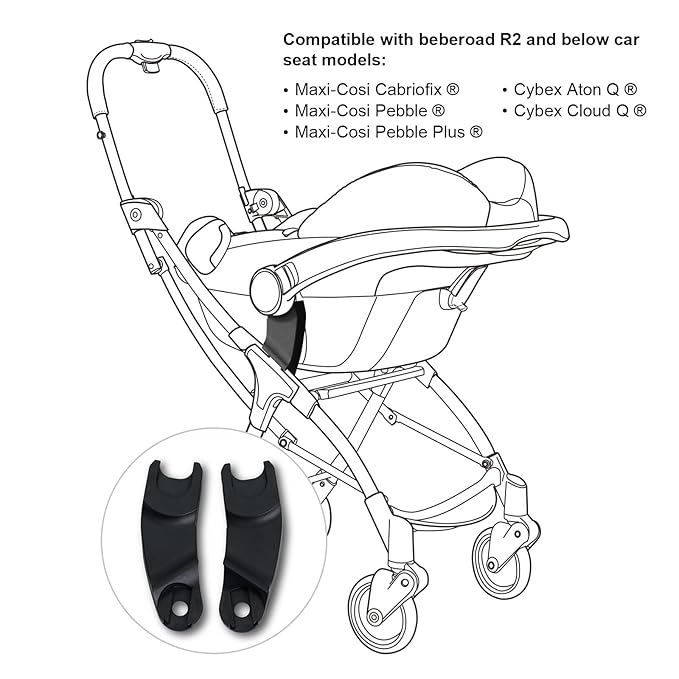 Beberoad Love R2 Baby Stroller Car Seat Adapters