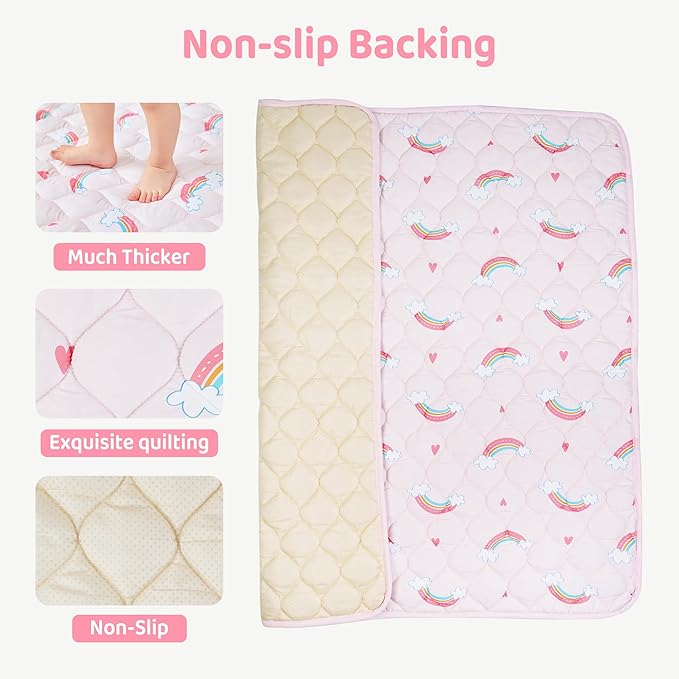 Baby Play Mat, Extra Large&Thick Baby Mat for Floor, Foldable Padded Floor Mat for Baby