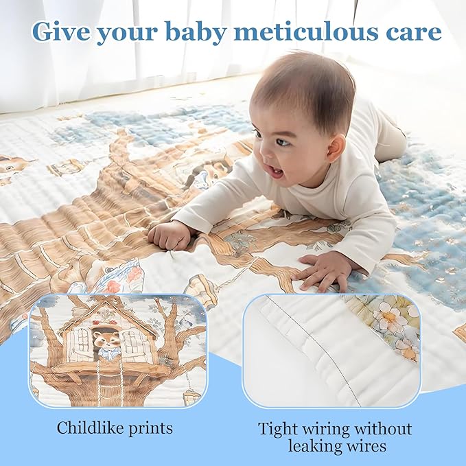 Baby Bath Towels, Super Soft Cotton Receiving Blanket for Baby's Delicate Skin,Swaddle Blanket for Newborns Toddlers Boy Girl,Baby Registry as Shower