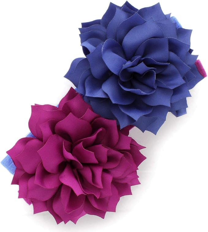 My Lello Petal Flower Headbands Baby - Girls - Toddler Stretchy Elastic Pair