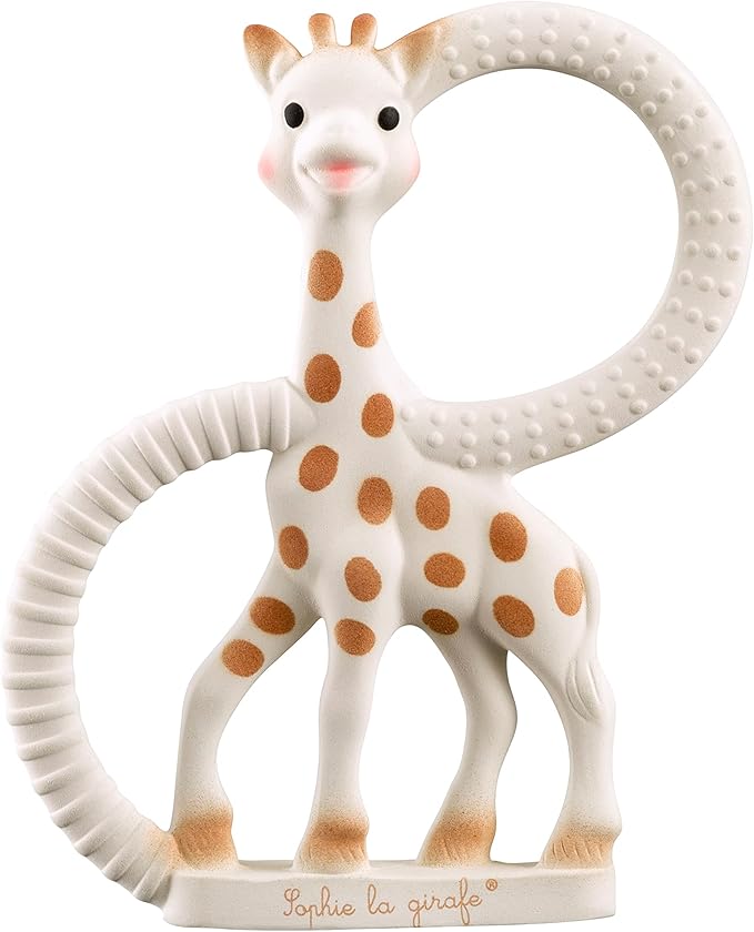 Sophie la girafe Teething Ring | Made from Natural Rubber | Designed for Teething Babies | Awaken All 5 Senses | Easy to Clean