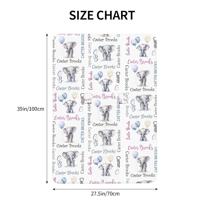Personalized Baby Car Seat Canopy Minky Elephant Baby Blanket Custom Name Baby Car Seat Cover Girls Boys Infant Newborn Carseat Canopy Nursing Cover for Stroller Car Seat Canopies