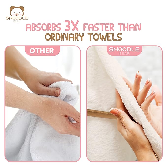 Hands-Free Rayon Bamboo Hooded Baby Towel Extra Large for Boys and Girls Organic Rayon Bamboo Soft Baby Towel Newborn Essentials Gift Toddlers Set