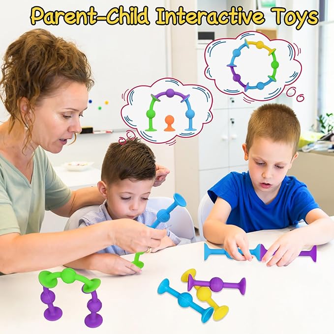 HugOutdoor 18Pcs 4 Colors Suction Cup Kids Bath Sticky Toy Soft Tip Darts Indoor Outdoor Throwing Games