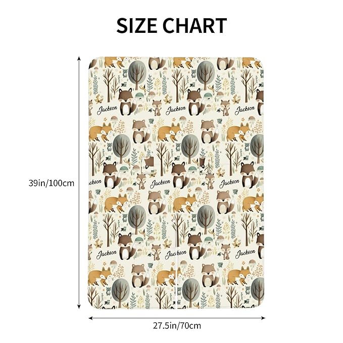 Personalized Winter Carseat Cover for Baby Custom Name Car Seat Canopy for Newborn Baby Boys Girls 2 in 1 Mom Nursing Breastfeeding Covers Woodland Minky Baby Carrier Stroller Covers