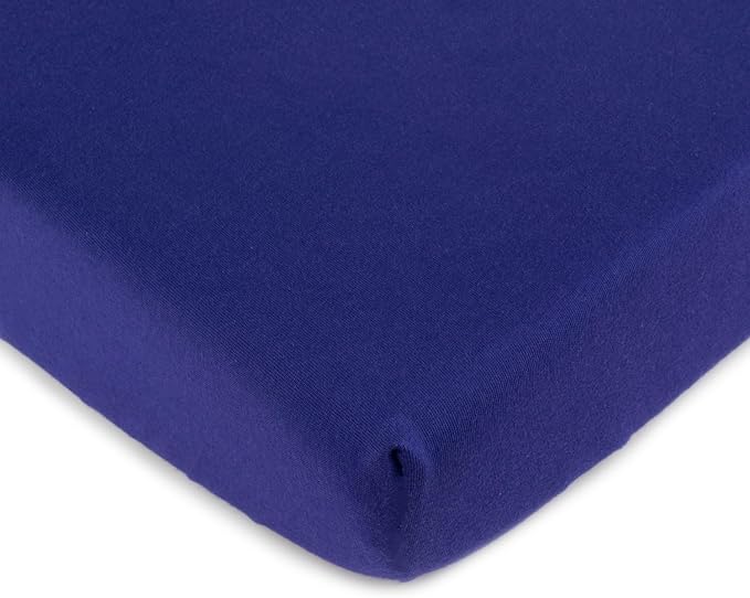 SheetWorld Fitted Baby Bassinet Sheet fits Dream On Me Traveler Portable Bassinet 19 x 32, 100% Cotton Jersey, Hypoallergenic, Butter Soft, Purple, Made in USA