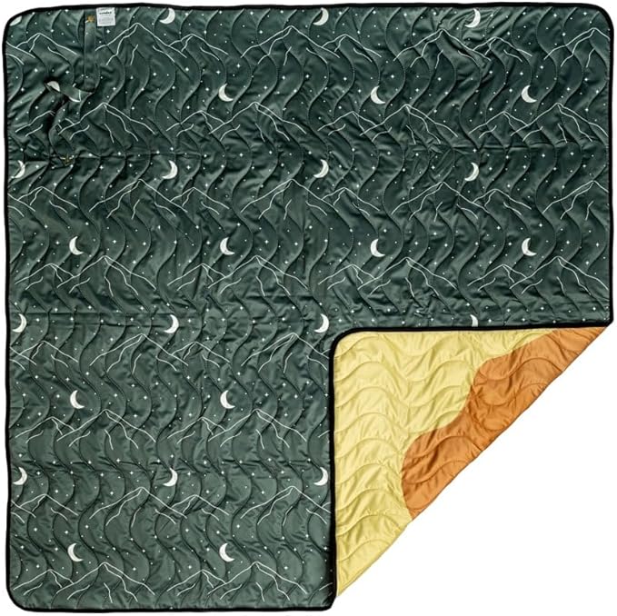 Kinder Cloth Diaper Co Adventure Play Mat - Machine Washable, Reversible, Water-Resistant, Quilted Blanket