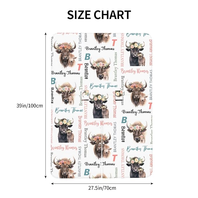 Custom Baby Car Seat Canopy Personalized Car Seat Covers with Name for Baby Boys Girls Customized Buffalo Nursing Breastfeeding Cover Infant Carseat Canopies Newborn Minky Baby Blanket
