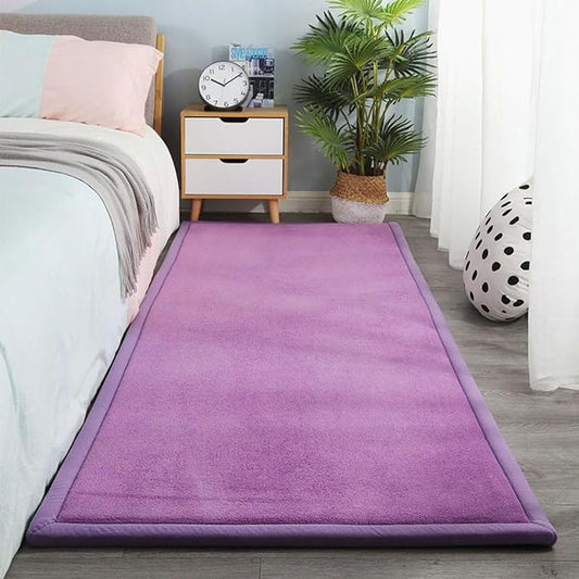 Play Crawling mat for Nursery Baby, Extra Soft Activity Floor Mat for Kids Playroom Bedroom- purple-200 * 280cm