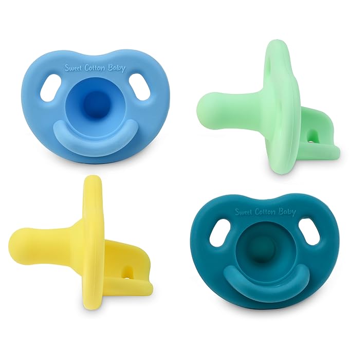 Pacifier – Soft Silicone – 0-36 Months – BPA Free – Natural Latch – Lightweight, Dishwasher Safe – for Newborns, Infants, Toddlers