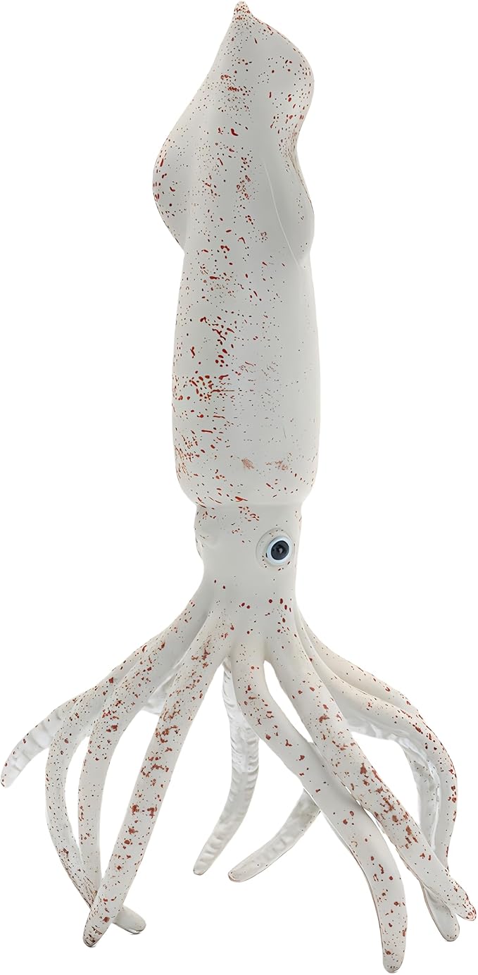 Gemini&Genius Squid Toy for Kids - Marine Animal Ocean World Toy Figure - 6 Inches Length-Sea Animal Action Figure Toy for Kids