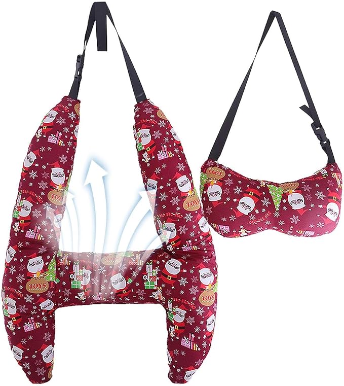 Generic Kids Car Seat Head Support H Shape Kids Neck Pillow - Kid Car Sleeping Head Support, 28x22in Car Travel Pillow with Headrest for Kids and Adults for Head, Neck, Arm Supports, Christmas