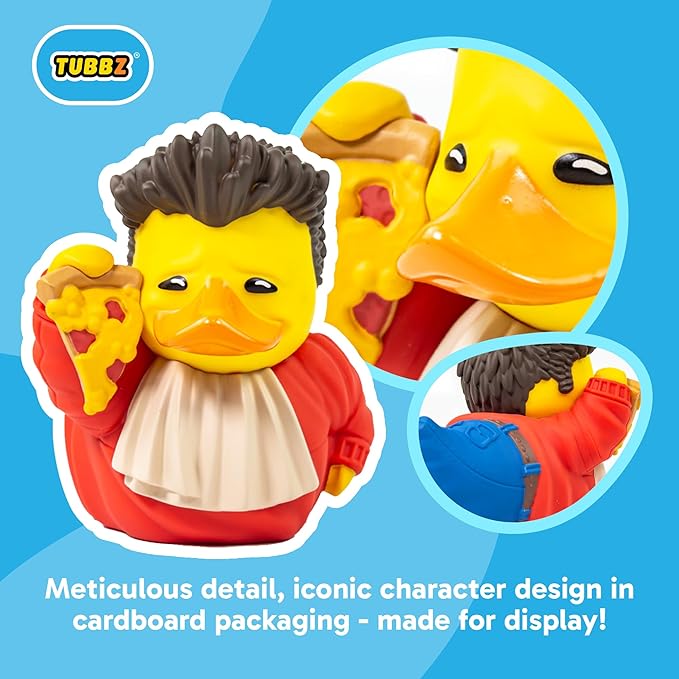 TUBBZ Boxed Edition Joey Tribbiani Collectible Vinyl Rubber Duck Figure - Official Friends Merchandise - Movies & TV