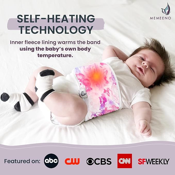 Colic & Gas Relief Baby Belly Band - Bouquet