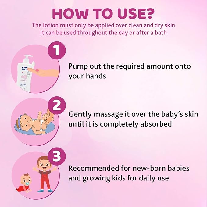 Chicco Baby Moment Body Lotion Size 500 Ml.
