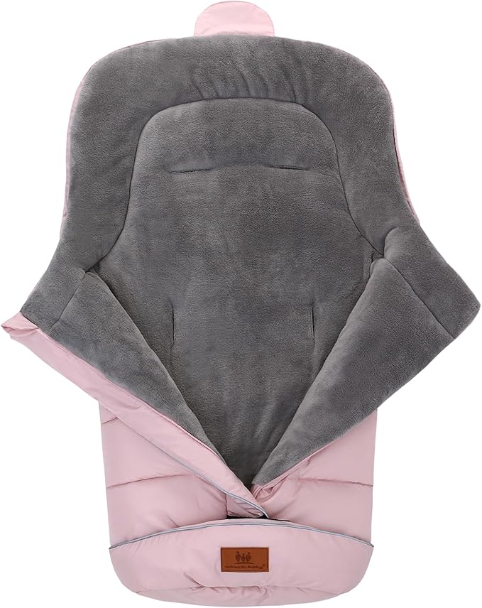 Miracle Baby Bunting Bag for Stroller, Warm Fleece Footmuff with Zippers, Convertible Infant Toddler Sleeping Bag Blanket for Boys Girls
