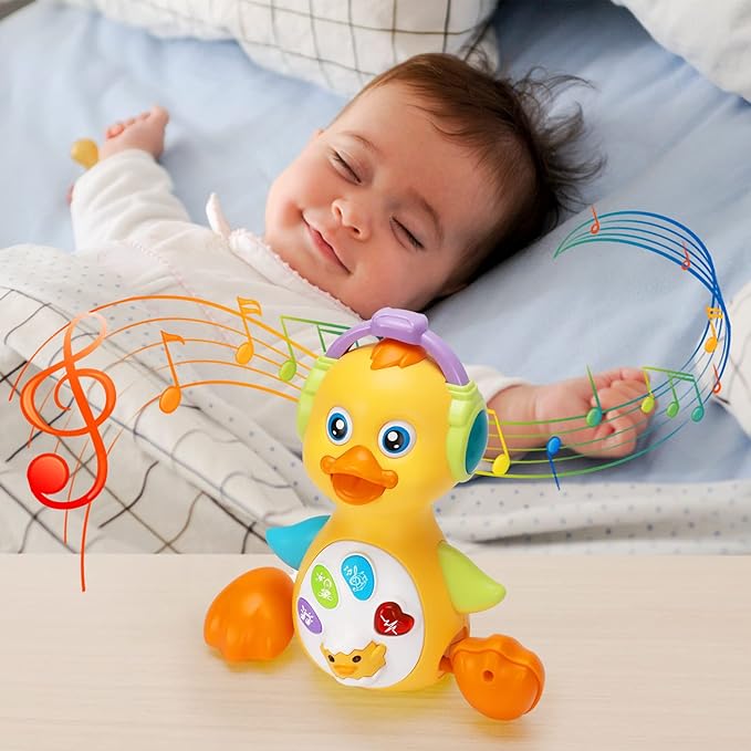 Tsomtto Baby Musical Crawling Toys 0-3-6-12 Months