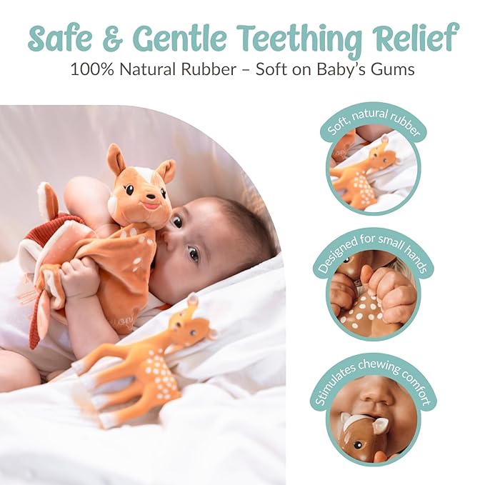 Sophie la Girafe FanFan The Fawn Teether and Comforter Set