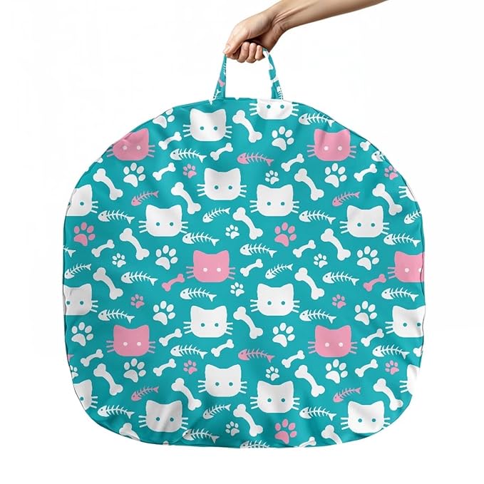 Newborn Lounger Cover, Cat Paw Print Removable Newborn Lounger Cover Soft Baby Lounger Slipcover Stretchy Infant Lounger Pillow Cover for Boys Girls