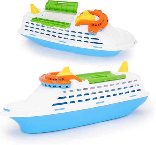 Toyland® 41cm (16") Colourful Cruise Ship with Moveable Doors - Kids Floating Water Toy - Pool & Bathtime Toys - 3 Years+