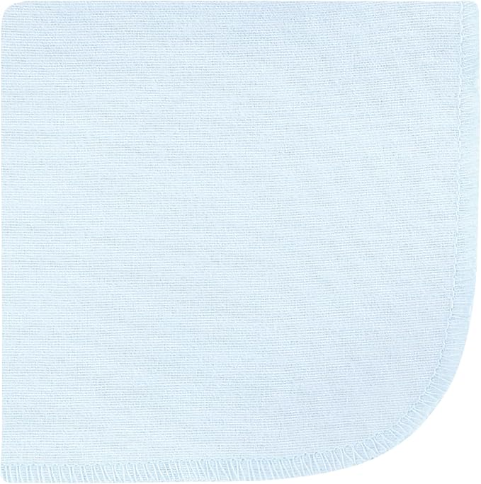 Hudson Baby Unisex Baby Flannel Cotton Washcloths, Vintage Blossom 12 Pack, One Size