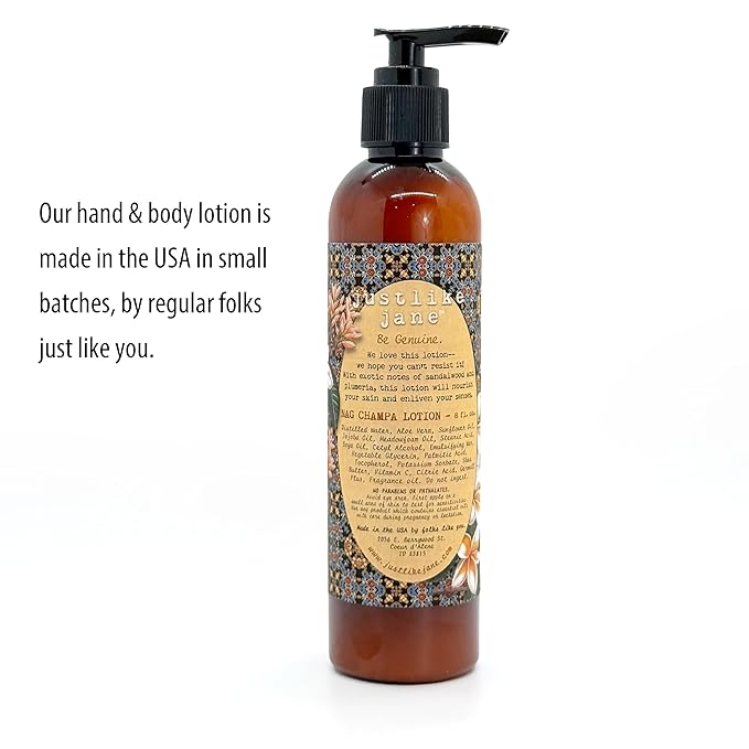 Just Like Jane™ Shea Butter Lotion | 8 fl oz | 8 scents | Scent: Nag Champa
