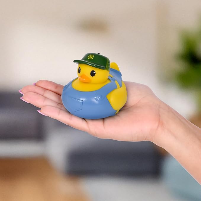John Deere Rubber Duck - Collectible Farm Duckies in Assorted Cowboy & Farmer Inspired Styles - 3 Pack