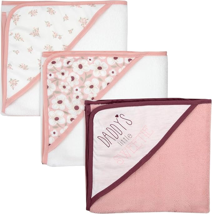 Hooded Baby Bath Towel and Washcloth 6 Piece Set for Newborns, Infants & Toddlers, Boys & Girls Baby Hooded Towels Set