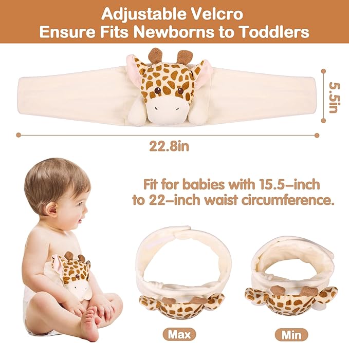 Baby Colic, Gas and Upset Stomach Relief - Heigoeost Newborns Heating Pad Colic Belly Belt for Babies Gas & Colic Tummy Relief, Baby Heated Tummy Wrap for Colic, Gas, Upset Stomach Infants Relief
