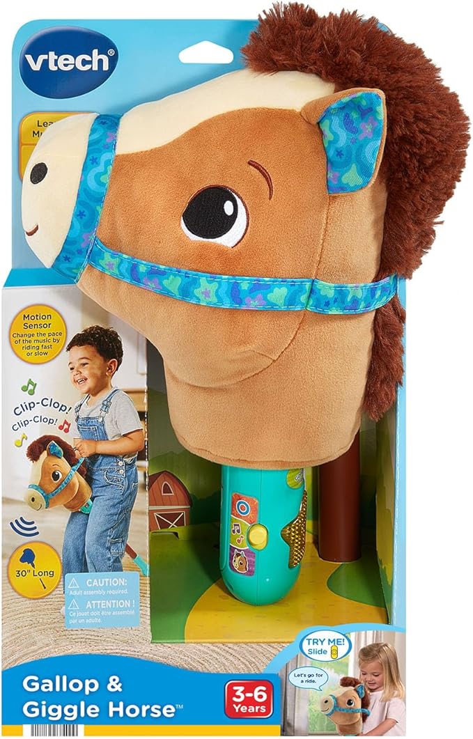 VTech Gallop and Giggle Horse Stick Pony with Motion Sensor