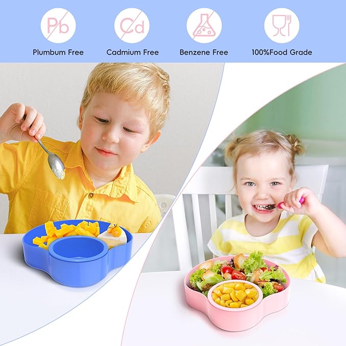 Car Seat Cup Holder for Kids 2PCS Kids Travel Tray with Snack Tray, CarSeats Snack Trays for Toddler, Car Cup Holder for Safety Seats, Fits Stroller & Booster (bluepink)