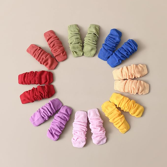 16 PCS Baby Snap Hair Clips 2.4 Inch Toddler Girl Hair Accessories Set and Barrettes for Infants Kids Fine Hair