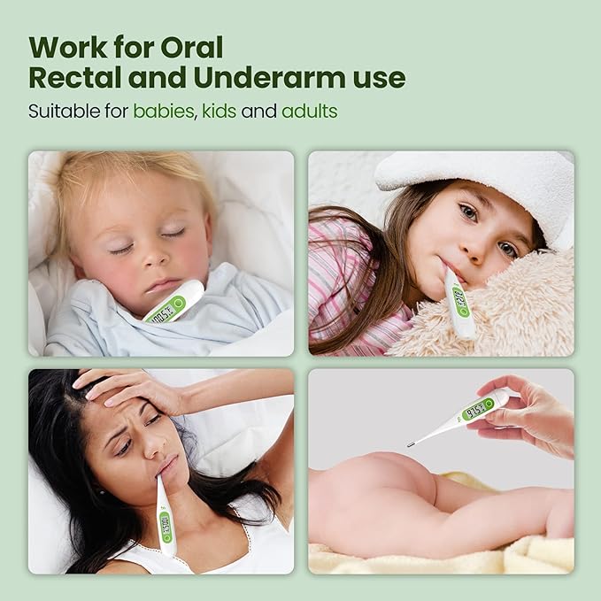 Forehead Thermometer + Oral Thermometer