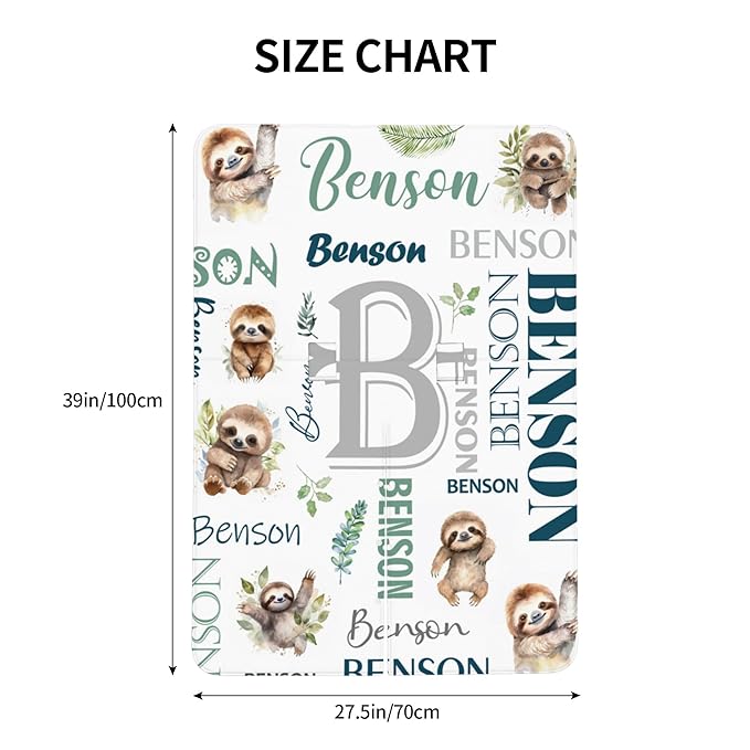 Personalized Winter Car Seat Covers for Babies with Name Sloth Minky Baby Car Seat Cover for Boys Girls Custom Infant Carseat Covers Baby Blanket Nursing Cover Breastfeeding Scarf