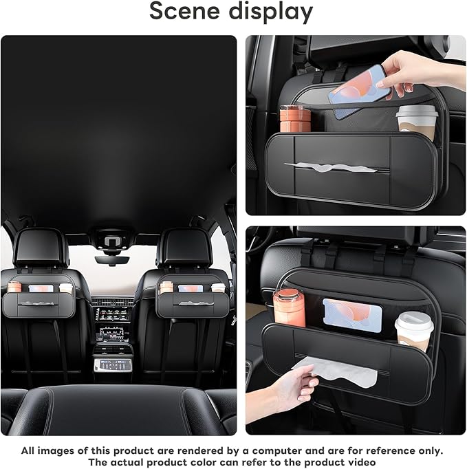car storage bag, back storage,tissue box, rear seat storage, cup holder